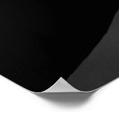 Poster Noir et blanc Oeil d'aigle à leadership sans peur (Coin)