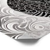 Poster Noir et blanc Silent Vow Silhouette Histoire d'amo (Coin)