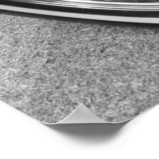 Poster noir et blanc Vieux Thunderbird (Coin)