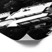 Poster noir et blanc Yokohama (Coin)