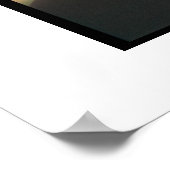 Poster noir et bronzette (Coin)