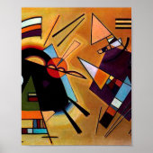 Poster Noir et violet par Vassily Kandinsky (Devant)