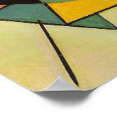 Poster Noir et violet par Wassily Kandinsky (Coin)