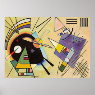 Poster Noir et violet par Wassily Kandinsky