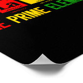 Poster Noir Le Premier Élément Noir Histoire Mois Période (Coin)