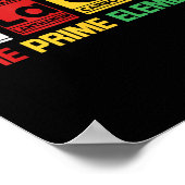 Poster Noir L'Élément Premier Histoire Noire Mois Afrique (Coin)