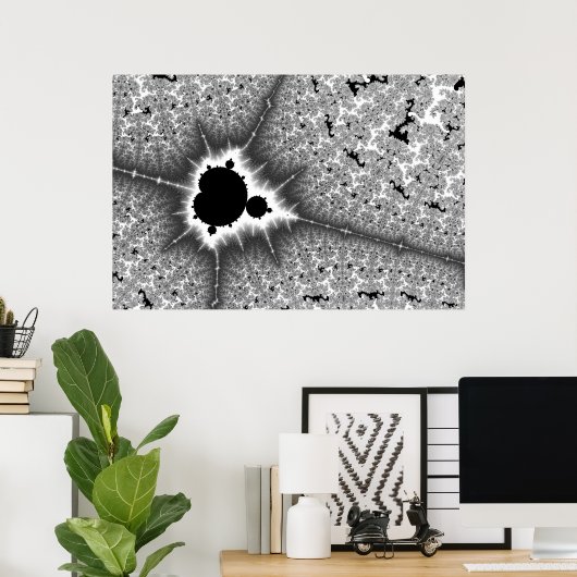 Poster noir Mini Brot (Bureau à domicile)