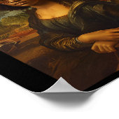 Poster Noir Mona Lisa Afro Africain-Américain Noir Histor (Coin)