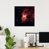 Poster noir Nebula Veuve (Bureau à domicile)