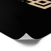 Poster Noir noir Devil folklorique Krampus Sac de jouets (Coin)