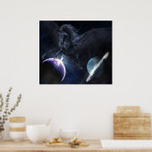 Poster noir Pegasus (Cuisine)