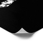 Poster noir Projet de danse ERT #1 (Coin)