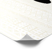 Poster Noir Silhouette Musique Concept Design Danse Homme (Coin)