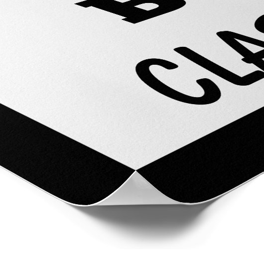 Poster Noir Silver Félicitations Graduation (Coin)