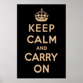 Poster Noir vieilli (Devant)