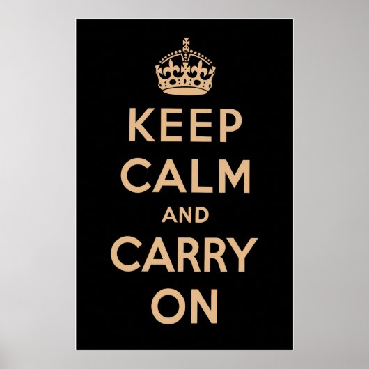 Poster Noir vieilli (Devant)