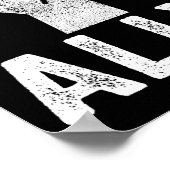 Poster Noir Vit Problème Ally Fist Support Blm (Coin)