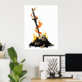 Poster noirceur (Bureau à domicile)