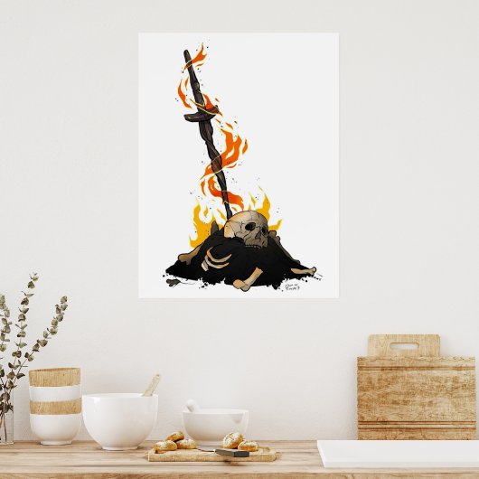 Poster noirceur (Cuisine)