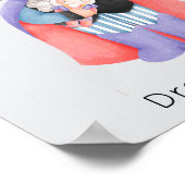 Poster Noisette Ballet Drosselmeyer Pastel Noël (Coin)