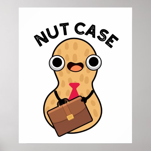 Poster Noix de Cas Puns Drôles de Cacahuètes (Devant)