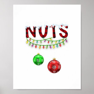 Poster noix de poitrine assorties châtaignes marrantes co