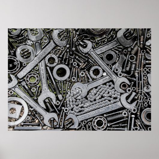 Poster Noix et boulons (Devant)