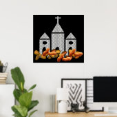 Poster Noix religieuses (Bureau à domicile)