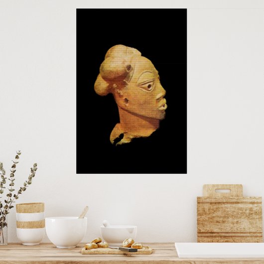 POSTER NOK HEAD (TERRACOTTA) (Cuisine)