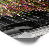 Poster NOLA Mardi Gras Arbre perlé - Nouvelle-Orléans (Coin)