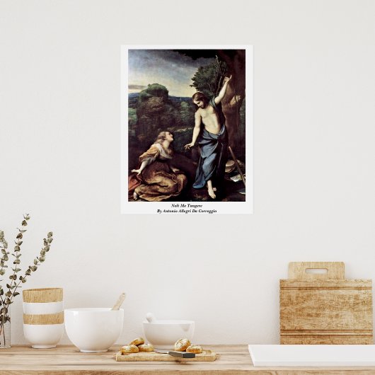 Poster Noli Me Tangere Par Antonio Allegri Da Correggio (Cuisine)
