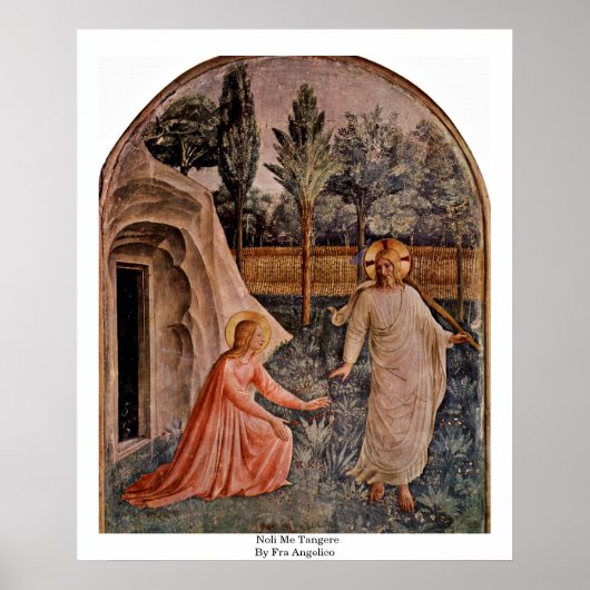 Poster Noli Me Tangere Par Fra Angelico (Devant)