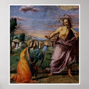 Poster Noli Mi Tangere by Franciabigio