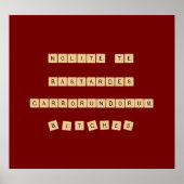 Poster Nolite te bastardes carborundorum (Devant)