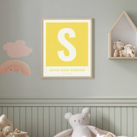 Nom bébé personnalisé Pépinière Décor Mur Monogram