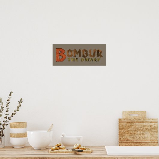 Poster Nom Bombur (Cuisine)