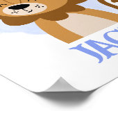 Poster Nom Christian Cute Baby Lion Bible Citation (Coin)