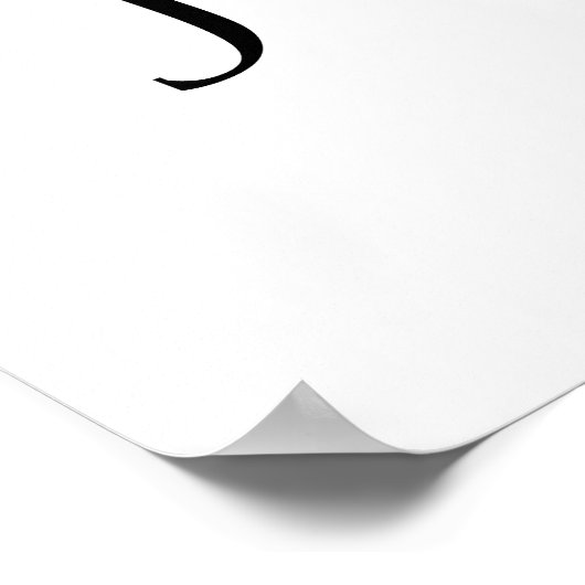 Poster Nom classique (ou mot) (Coin)