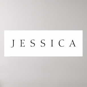 Poster Nom classique (ou mot)