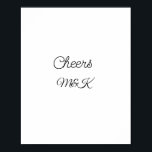 Poster Nom d'ajout minimal simple encourt nom de couple p<br><div class="desc">conception</div>