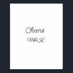 Poster Nom d'ajout minimal simple encourt nom de couple p<br><div class="desc">conception</div>