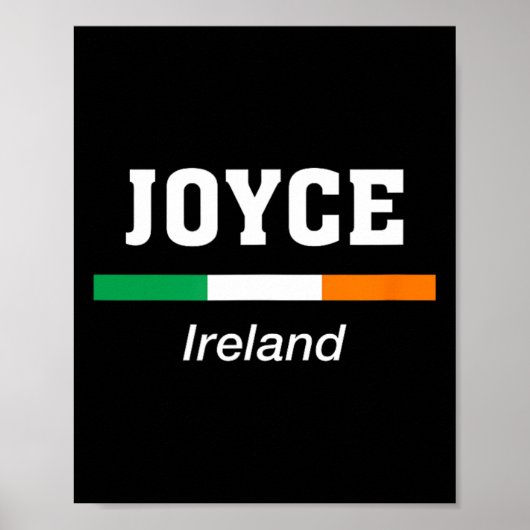 Poster Nom de famille irlandais Joyce Saint Patrick Irlan (Devant)