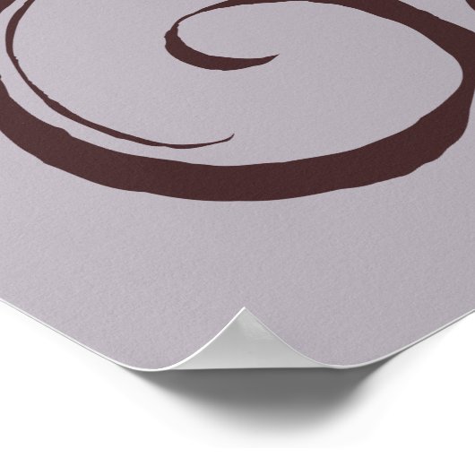 Poster Nom de Galadriel solide (Coin)