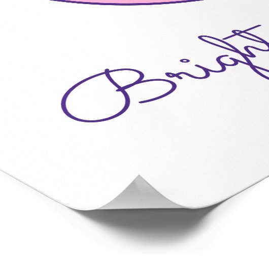 Poster Nom de l'art du doodé initial Uma (Coin)