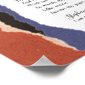 Poster Nom de l'auteur Poème de motivation Abstrait papie (Coin)