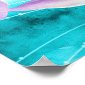 Poster Nom de l'eau sous-marine de l'arc-en-ciel de narva (Coin)