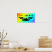 Poster nom de l'équipe de bowling (Cuisine)