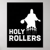 Poster Nom de l'équipe de bowling Rollers Saint (Devant)