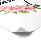 Poster Nom de l'infirmière étudiante-inscrite-ancienne (Coin)