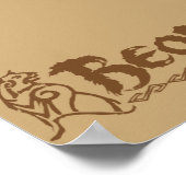 Poster Nom de l'ours BEORN™ (Coin)
